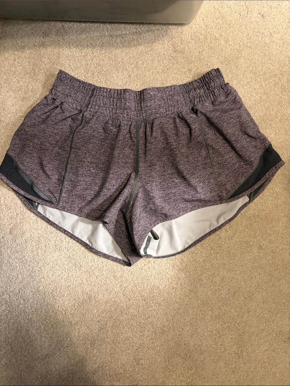 lululemon athletica Heather Plum Athletic Shorts